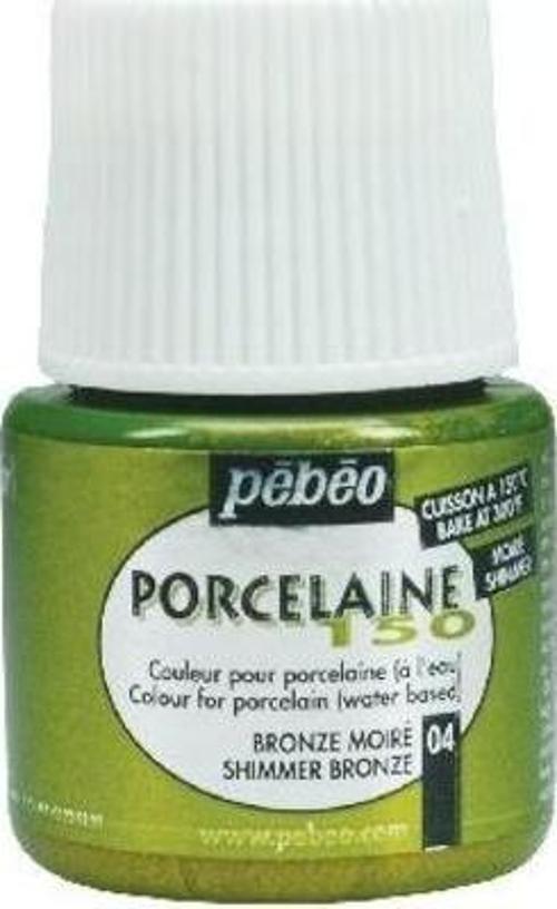 Porcelaine 150 Fırınlanabilir Porselen Boyası (Metalik) 104 Shimmer Bronze