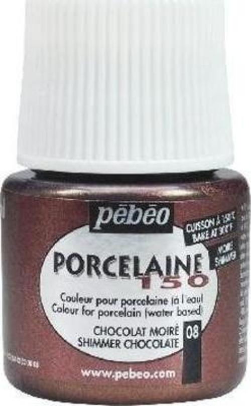 Porcelaine 150 Fırınlanabilir Porselen Boyası (Metalik) 108 Shimmer Chocolate