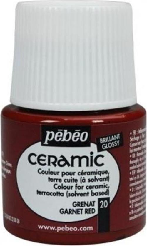 Ceramic Seramik Boyası 20 Garnet Red