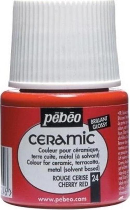 Ceramic Seramik Boyası 24 Cherry Red