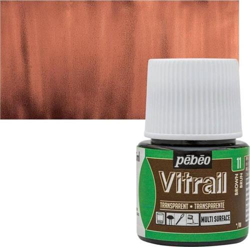 Vitrail Cam Boyası 45 ml. 11 Brown