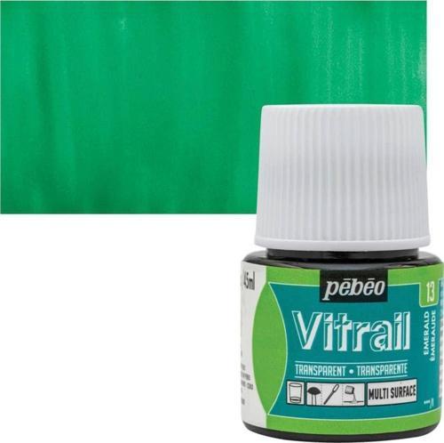 Vitrail Cam Boyası 45 ml. 13 Emerald