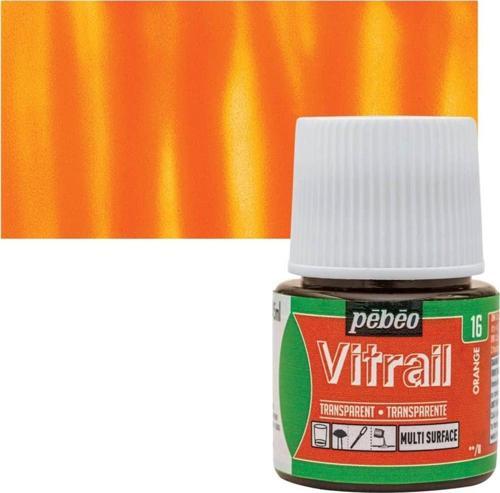 Vitrail Cam Boyası 45 ml. 16 Orange