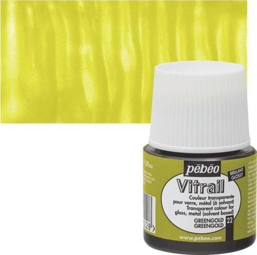 Vitrail Cam Boyası 45 ml. 22 Greengold