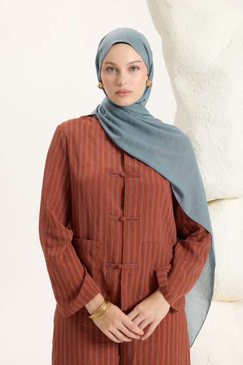 Daily Cotton Şal Soft Mavi
