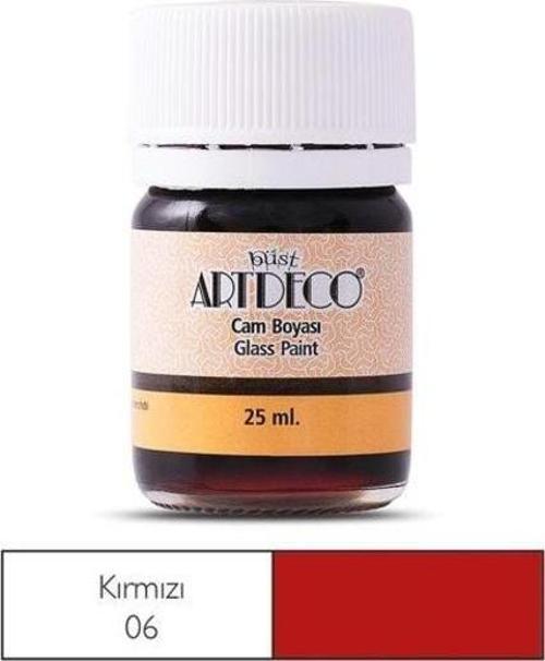 Cam Vitray Boyası 25 ml. 06 KIRMIZI