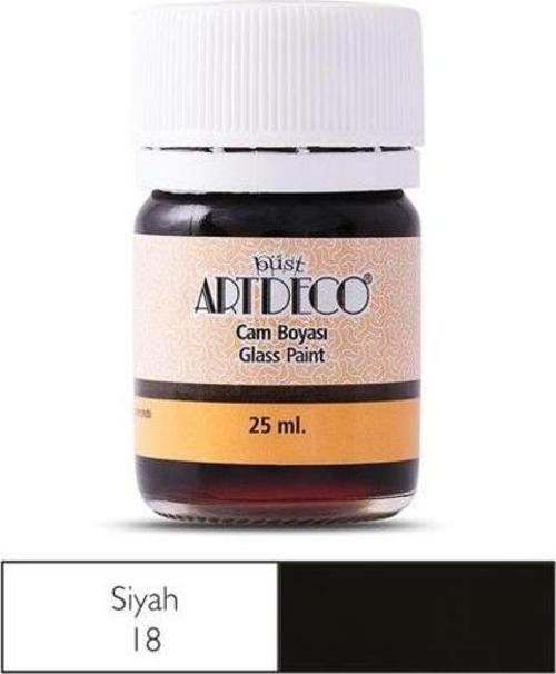 Cam Vitray Boyası 25 ml. 18 SİYAH