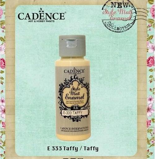 Style Matt Enamel Cam & Porselen Boyası 59 ml. E-333 Taffy