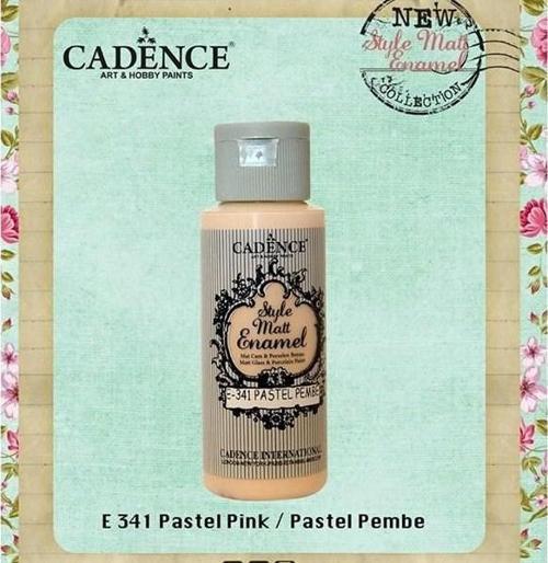 Style Matt Enamel Cam & Porselen Boyası 59 ml. E-341 Pastel Pembe