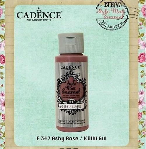 Style Matt Enamel Cam & Porselen Boyası 59 ml. E-347 Küllü Gül