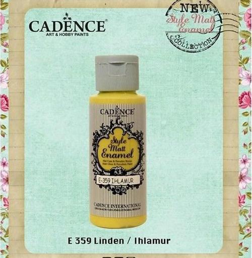 Style Matt Enamel Cam & Porselen Boyası 59 ml. E-359 Ihlamur
