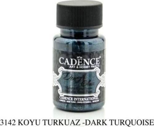 Dora Glass Metalik Cam Boyası 50 ml. 3142 TURKUAZ