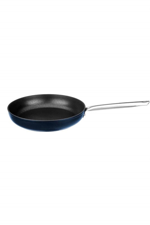 Master Titanium 28Cm Tava, Çelik Sap Metalik Mavi