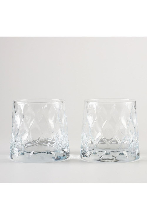 Hediyesepeti Kristal Desenli 2Li Set Meşrubat Bardağı