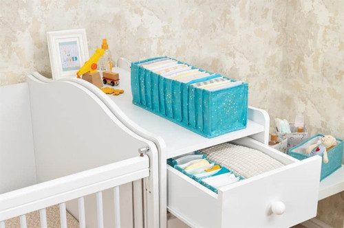 Baby Akordiyon Çekmece Düzenleyici (Medium, Mavi)