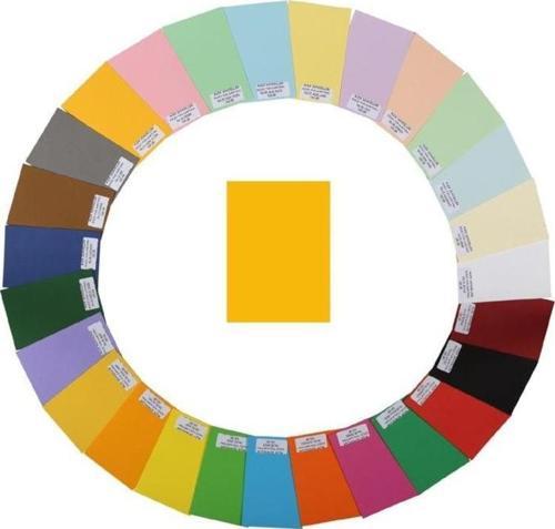 Kolej Fon Kartonu 160 gr. 35x50 cm. 100'lü Paket A. Altın