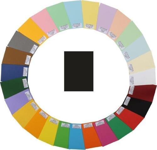 Kolej Fon Kartonu 160 gr. 35x50 cm. 100'lü Paket Siyah