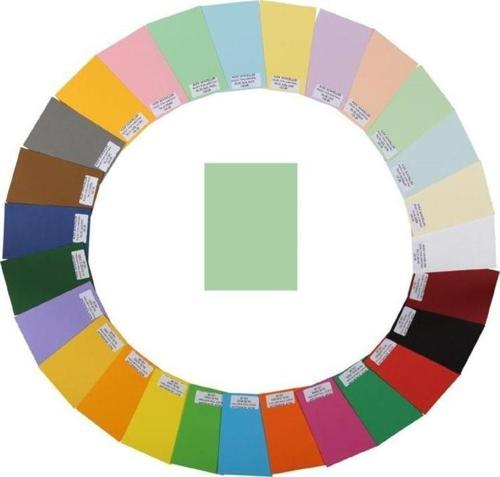 Kolej Fon Kartonu 160 gr. A4 100'lü Paket A. Yeşil