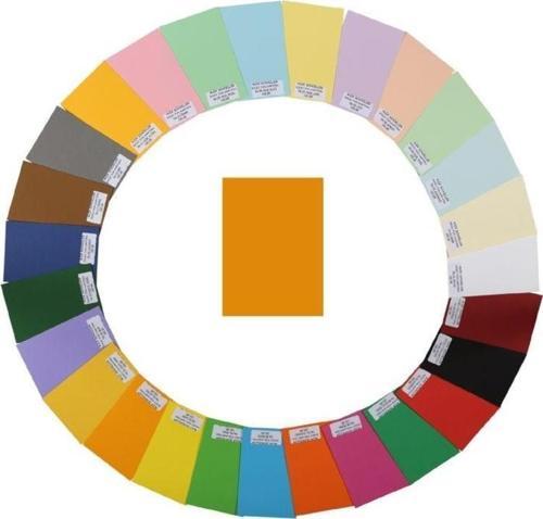 Kolej Fon Kartonu 160 gr. A4 100'lü Paket Altın