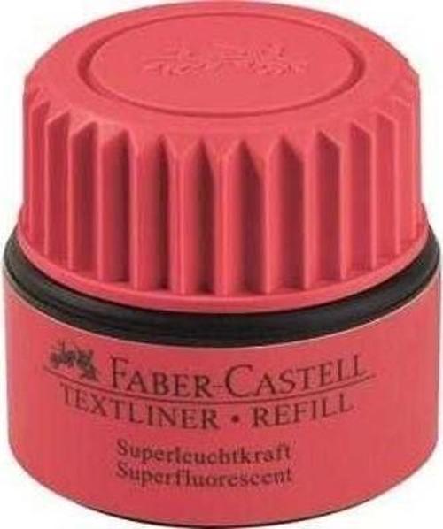 Faber-Castell Textliner Refill Fosforlu Kalem Mürekkebi KIRMIZI