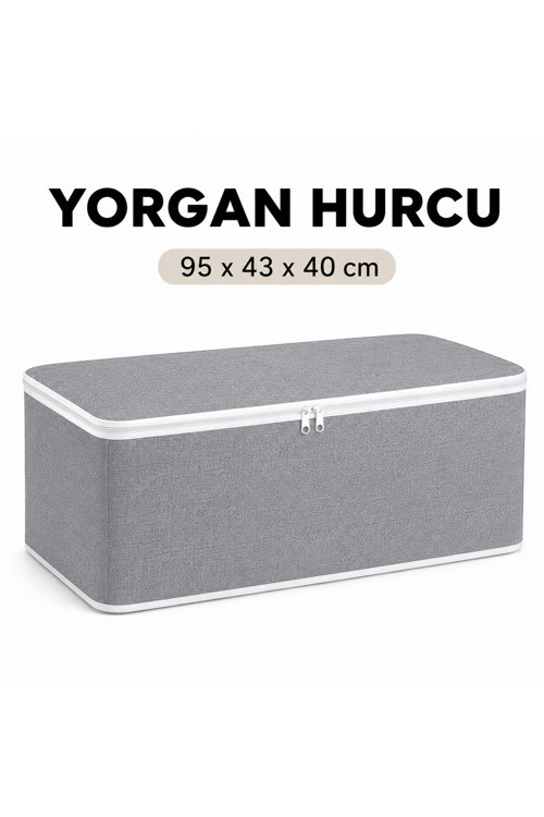 Büyük Boy Yorgan Saklama Hurcu 95 × 43 × 40 Cm