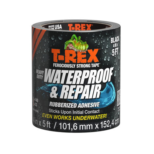 T Rex su geçirmez yapışkan bant, 101 mm x 1,52 cm, R Flex teknolojisi, su altında etki güçlü bi