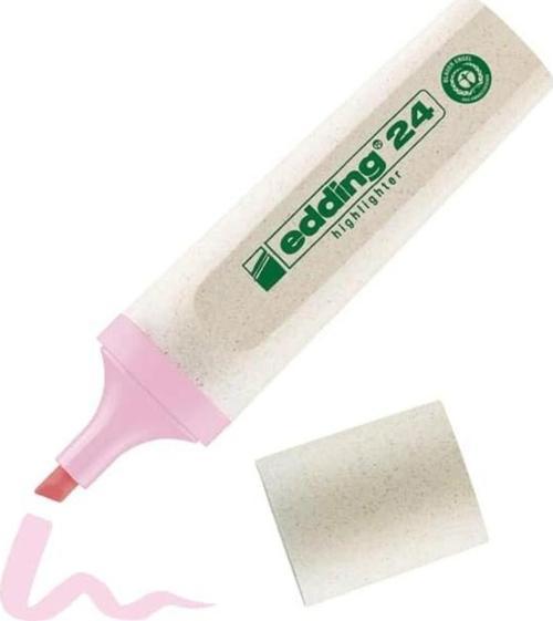 24 Ecoline Fosforlu İşaretleme Kalemi Pastel Pembe
