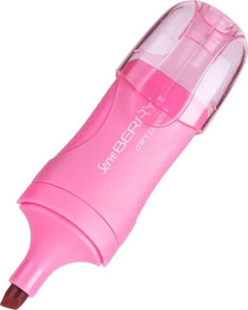 Berry Mini Fosforlu Kalem Pastel Pembe