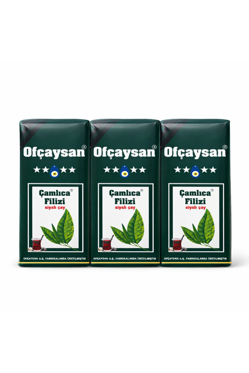 san Çamlıca Filizi Siyah Çay 3x1000 gr (3’lü Paket) 2026 Taze Dökme Çay