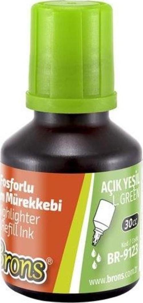 Fosforlu Kalem Mürekkebi 30 cc. Açık Yeşil