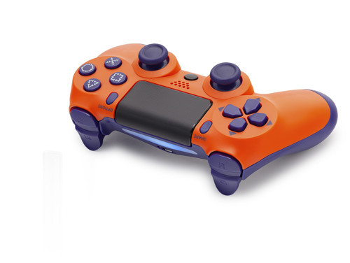 Büro Ev Ofis Oyun Konsolu için Turuncu Ps4 Uyumlu Kablosuz Gamepad Oyun Kolu