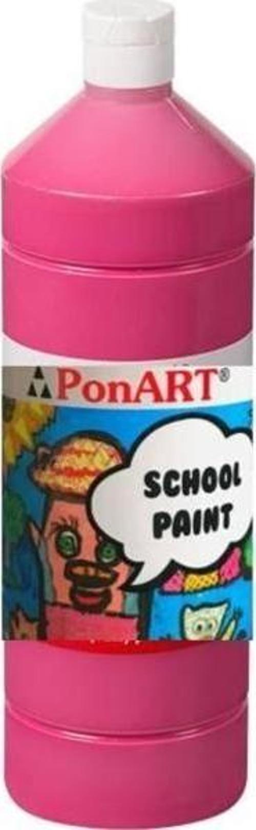 School Paint Tempera Boya 1000 ml. PSP-2238 SIKLAMEN