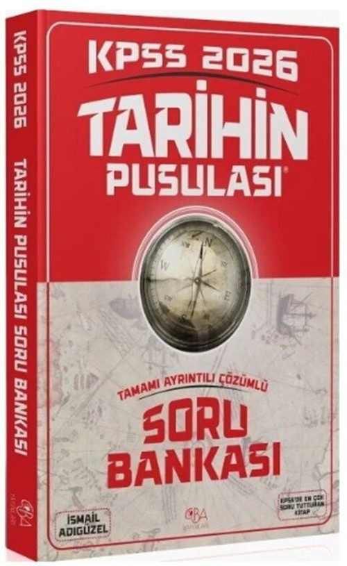 2026 KPSS Tarihin Pusulası Soru Bankası CBA Akademi