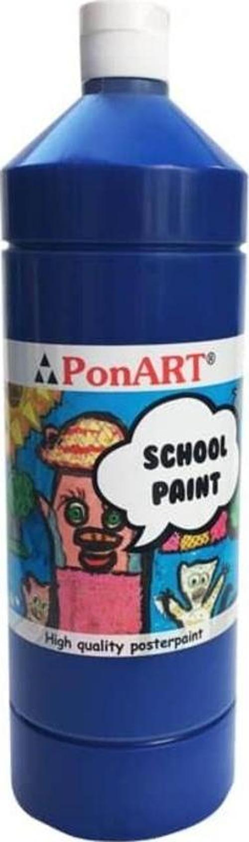 School Paint Çok Amaçlı Okul Boyası Koyu Mavi 250 ml