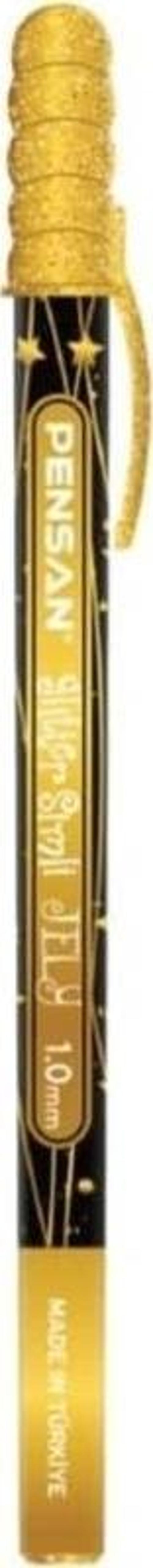 Jely Glitter Simli Kalem 1 mm Altın