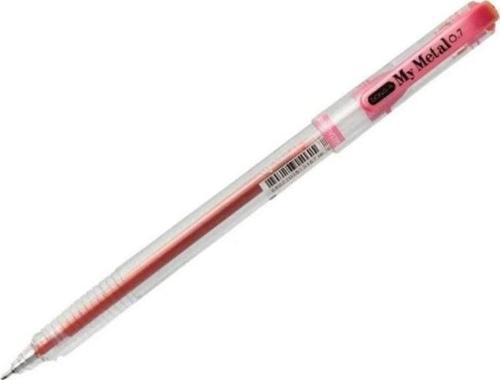 My Metal 0.7 mm Yaldızlı Kalem METALİK PEMBE