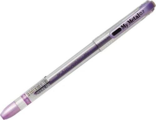 My Metal 0.7 mm Yaldızlı Kalem METALİK MOR