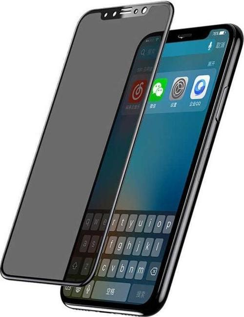 Apple iPhone 12 Pro Max Davin 5D Privacy Cam Ekran Koruyucu