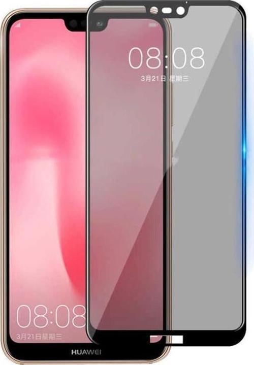 Huawei P20 Lite Davin 5D Privacy Cam Ekran Koruyucu