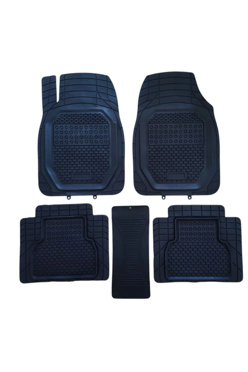 Nissan X-Trail 2020 Uyumlu 3 Cm Havuzlu 5 Parça Set 3D Paspas Takımı Siyah