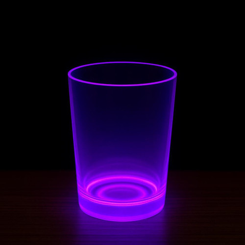 PartyGlow Neon Mor Bardak 8.5 x 10.5 cm