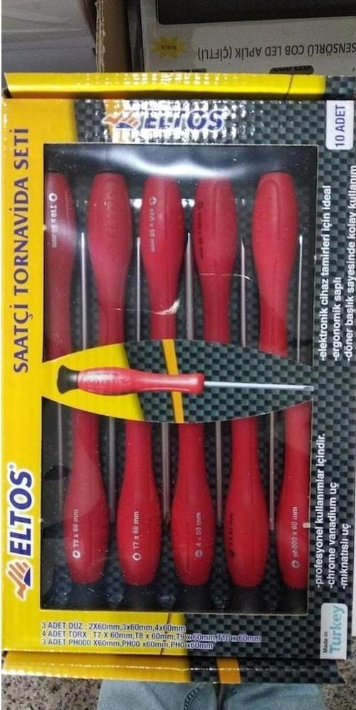 SAATÇİ TORNAVİDA SETİ 10 PARÇA