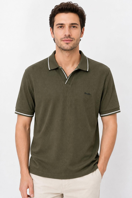 Gewer Slim Fit Erkek Polo Yaka Tişört 7754