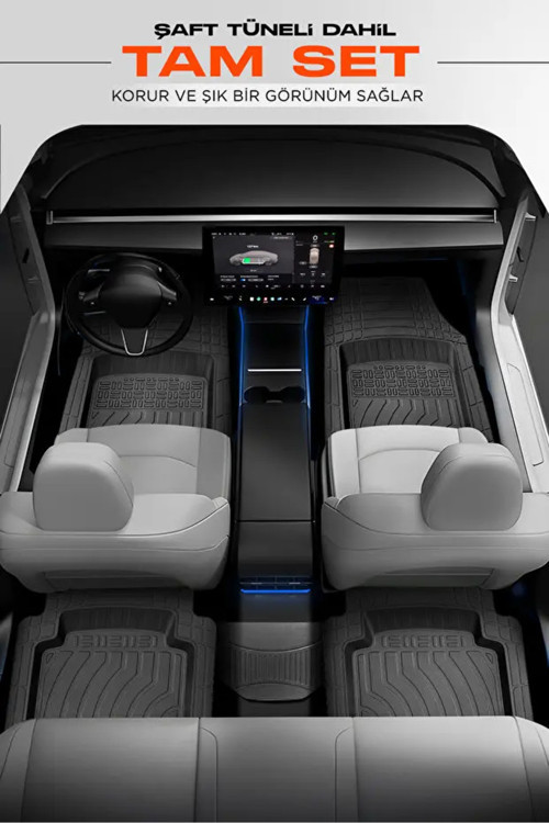 Hyundai İ30 Sw 2011 Uyumlu 3 Cm Havuzlu 5 Parça Set 4D Paspas Takımı Siyah
