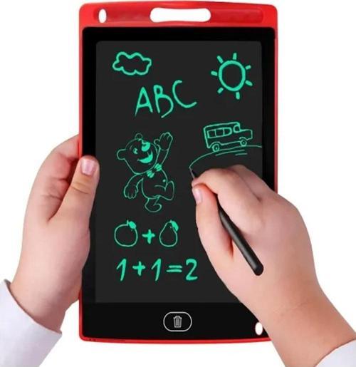 10 Inch, Kalemli LCD Dijital Çizim-Eğitim Yazı Tableti, Dijital Çizim Pedi-10 inç, Kırmızı