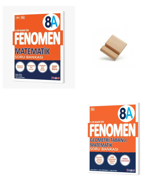 Fenomen LGS 8. Sınıf 2027 A Serisi Matematik ve Geometri Tabanlı Soru Bankası + Telefon Standı