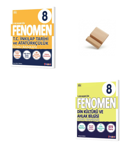 Fenomen LGS 2027 İnkılap Tarihi ve Din Kültürü Soru Bankası + Telefon Standı