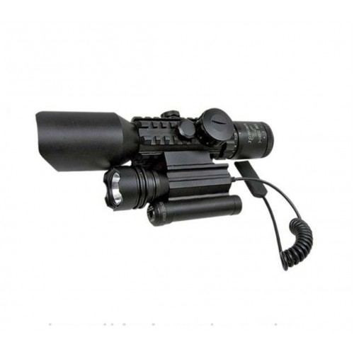 3-10x42 Zoomlu Av Dürbünü Lazer Zenon Fenerli M9