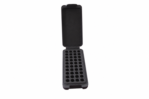 9x19 MM ve 9x17 MM (.380 ACP) Polimer Mermi Kutusu – 50 Adet Kapasiteli Mühimmat Taşıma ve Saklama Kutusu – Siyah