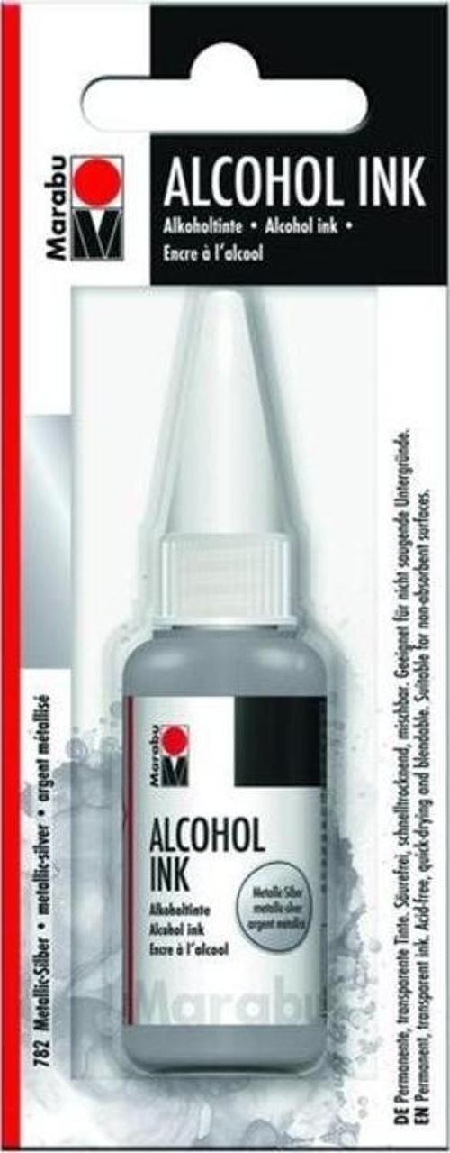 Alcohol Ink 20 ml Metallic Silver